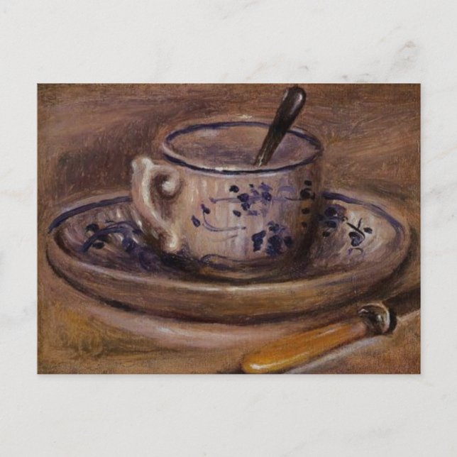 Carte Postale Renoir's Cup and Saucer Still Life (Devant)