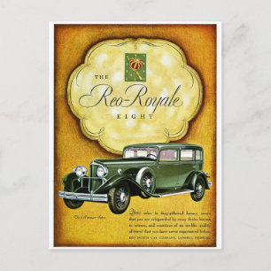 Carte Postale Reo Royale Eight