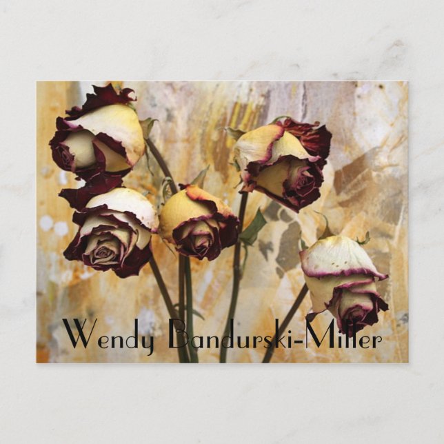 CARTE POSTALE RÉPARATION DES ROSES (Devant)