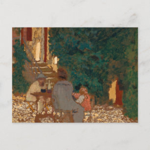 Carte Postale Repas dans un jardin, 1898 par Édouard Vuillard
