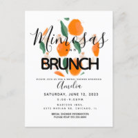 Repas de Mimosa Dessiné à la Main  Fête de Mariage