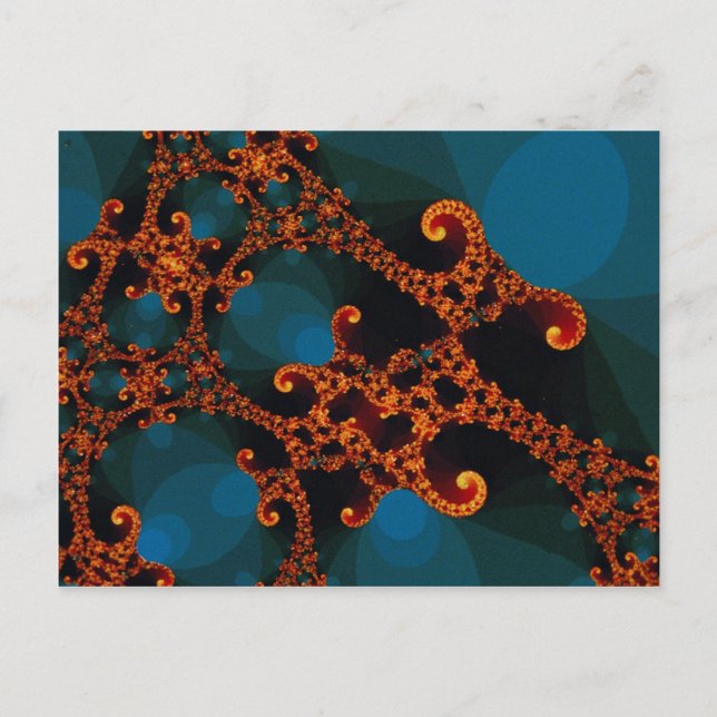 Carte Postale Répéter le fractal (Devant)