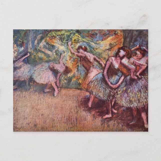 Carte Postale Répétition de ballet - Edgar Degas - 1904 (Devant)