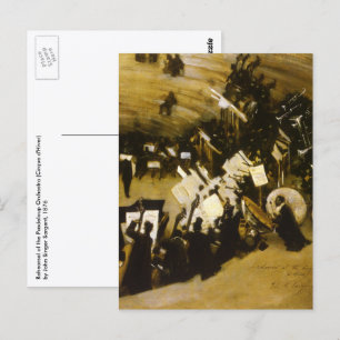 Carte Postale Répétition de l'Orchestre de Pasdeloup par JS Sarg