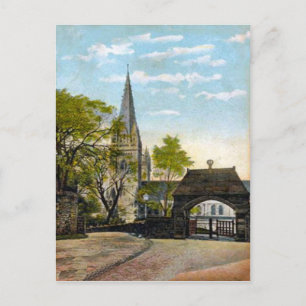 Carte Postale Réplique d'image vintage, Cardiff, Cathédrale de L