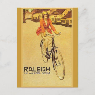 Carte Postale Réplique publicitaire Vintage, Raleigh Bicyclettes