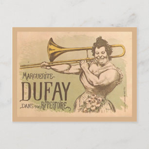 Carte Postale Réplique publicité Vintage, Margeurite Dufay