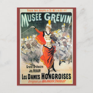 Carte Postale Réplique publicité Vintage, Musee Grevin