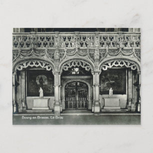 Carte Postale Réplique vintage, Bourg en Bresse, Le Brou