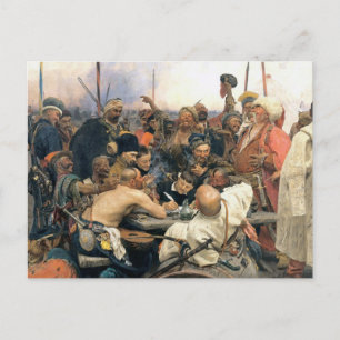 Carte Postale Réponse des cosaques zaporozhiens