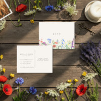 Réponse pour un mariage champêtre dans une prairie