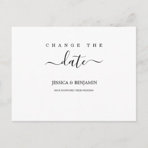Carte Postale Report minimum du Mariage Modifier la date