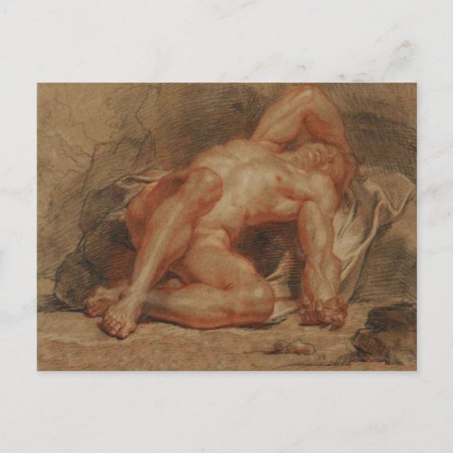 Carte Postale Repose du gladiateur (Devant)