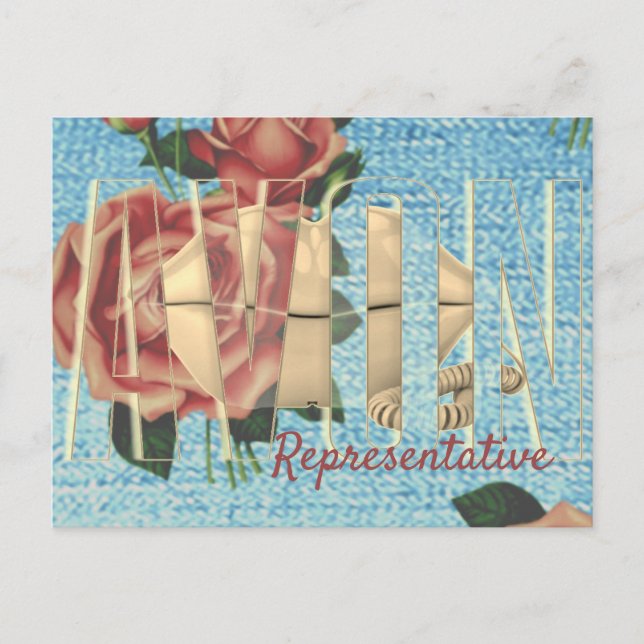 Carte Postale Représentant d'Avon (Devant)