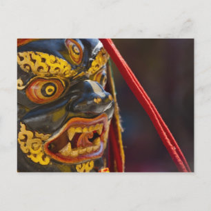 Carte Postale Représentation de danse masquée au Festival Tshech