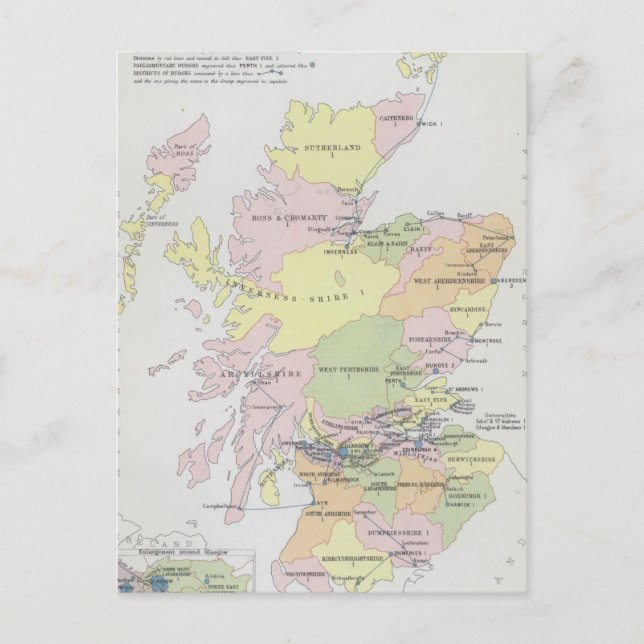 Carte Postale Représentation parliamentaire | Scotland (Devant)