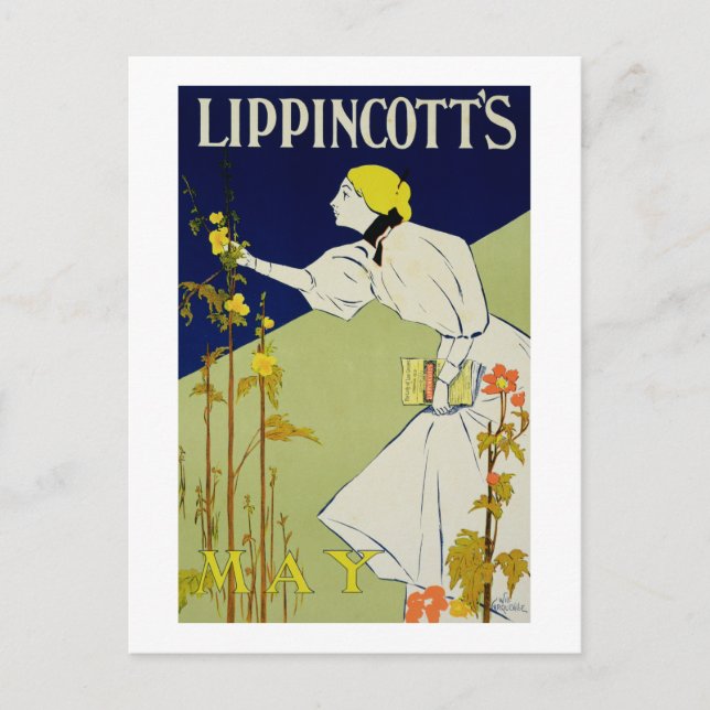 Carte Postale Reproduction d'une affiche publicitaire de 'Lippin (Devant)