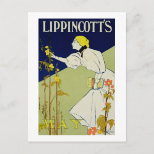 Carte Postale Reproduction d'une affiche publicitaire de 'Lippin