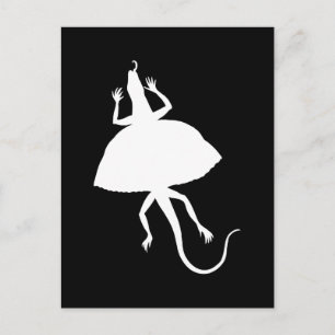 Carte Postale Reptile blanc