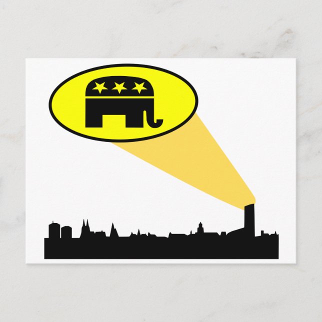 Carte Postale Républicains et Trump votre pays a besoin de vous (Devant)