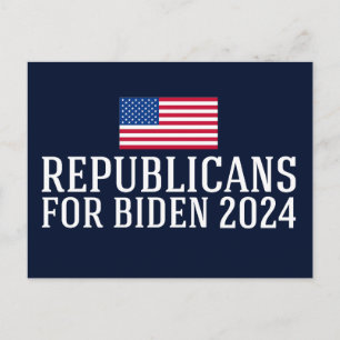 Carte Postale Républicains pour Biden 2024