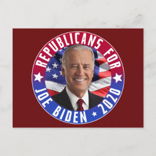 Carte Postale Republicains pour Joe Biden Président des États-Un