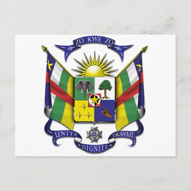 Carte Postale République centrafricaine CF (Devant)