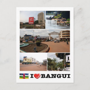 Carte Postale République centrafricaine - I Love Bangui -