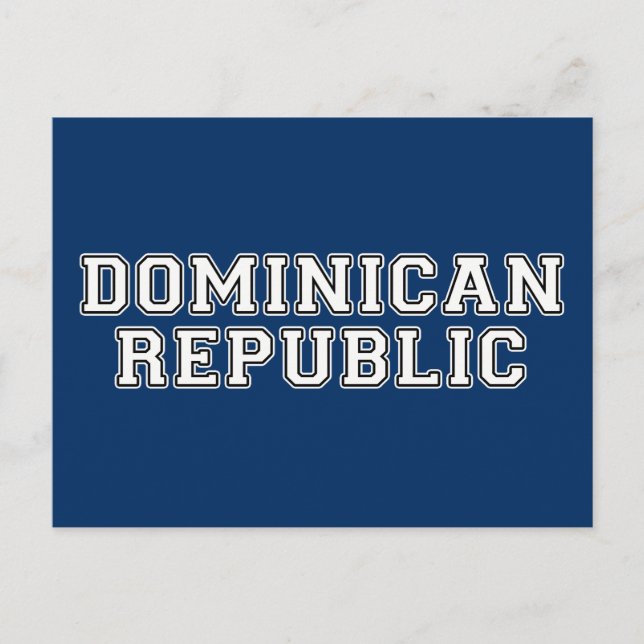 Carte Postale République dominicaine (Devant)