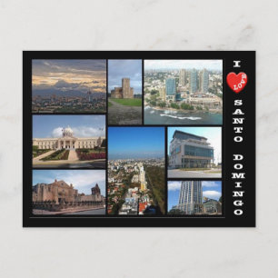 Carte Postale République Dominicaine - Santo Domingo - I Love -
