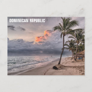 Carte Postale République Dominicaine Tropical Beach Travel Photo