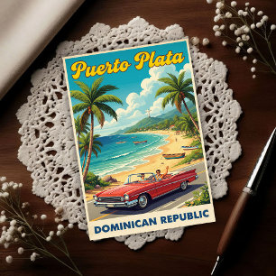 Carte Postale République dominicaine : voyage dans les années 19