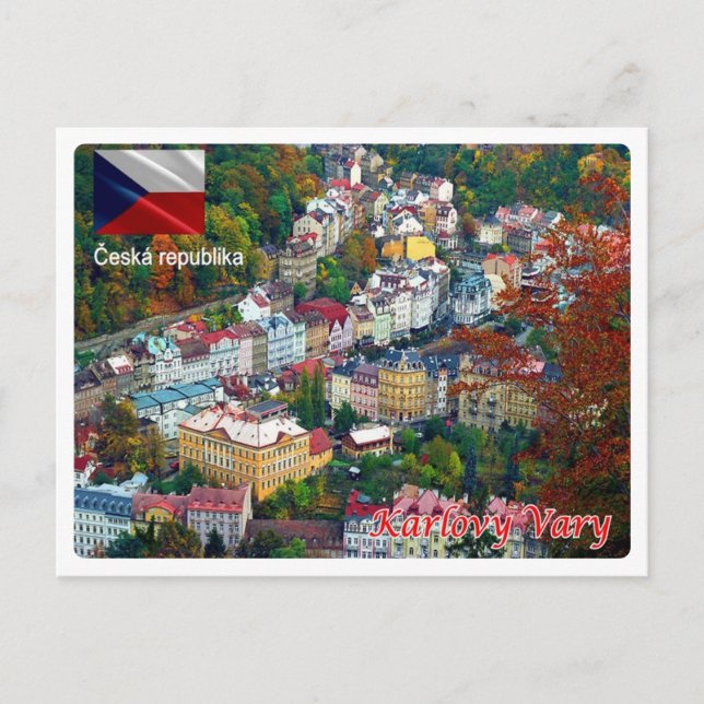 Carte Postale République tchèque - Karlovy Vary - (Devant)