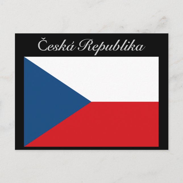 Carte Postale République tchèque vlajka (Devant)