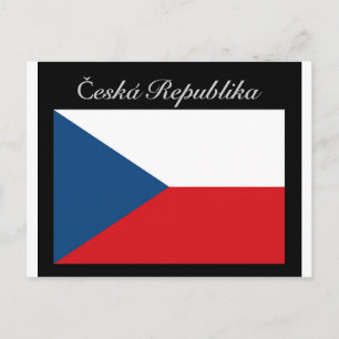 Carte Postale République tchèque vlajka
