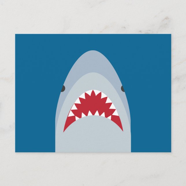 Carte postale requin (Devant)