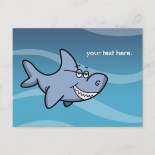 Carte Postale Requin Grin
