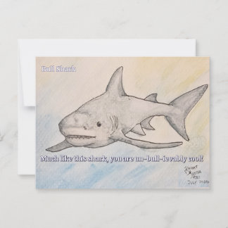 Carte Postale requin taureau