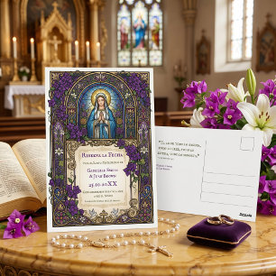 Carte Postale Réserve catholique espagnole la date chrétienne