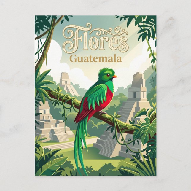 Carte Postale Réserve de biosphère de Maya Guatemala (Devant)