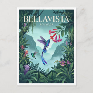 Carte Postale Réserve de forêt nuageuse Bellavista Tandayapa Équ
