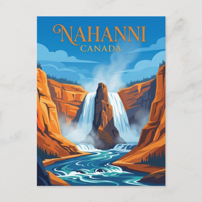 Carte Postale Réserve de parc national Nahanni Canada (Devant)
