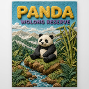 Carte Postale Réserve de Wolong de Panda KlayKoo Moderne