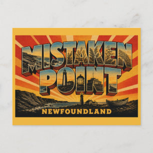 Carte Postale Réserve écologique de Mistaken Point Terre-Neuve
