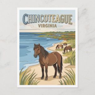 Carte Postale Réserve nationale de faune de Chincoteague Virgini
