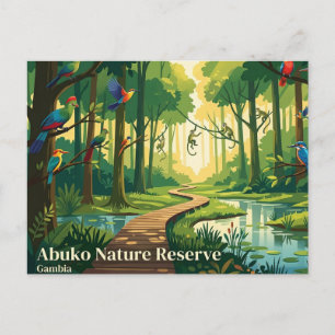 Carte Postale Réserve naturelle d'Abuko Gambie