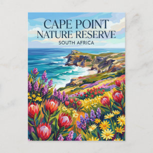 Carte Postale Réserve naturelle de Cape Point Afrique du Sud