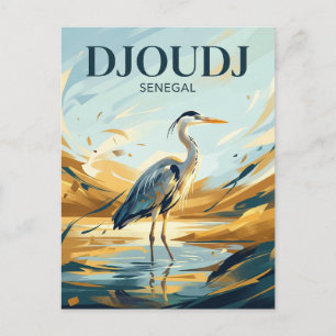 Carte Postale Réserve naturelle de Djoudj Sénégal