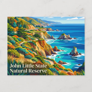 Carte Postale Réserve naturelle de l'État John Little Californie