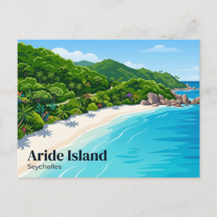 Carte Postale Réserve naturelle de l'île Aride Seychelles